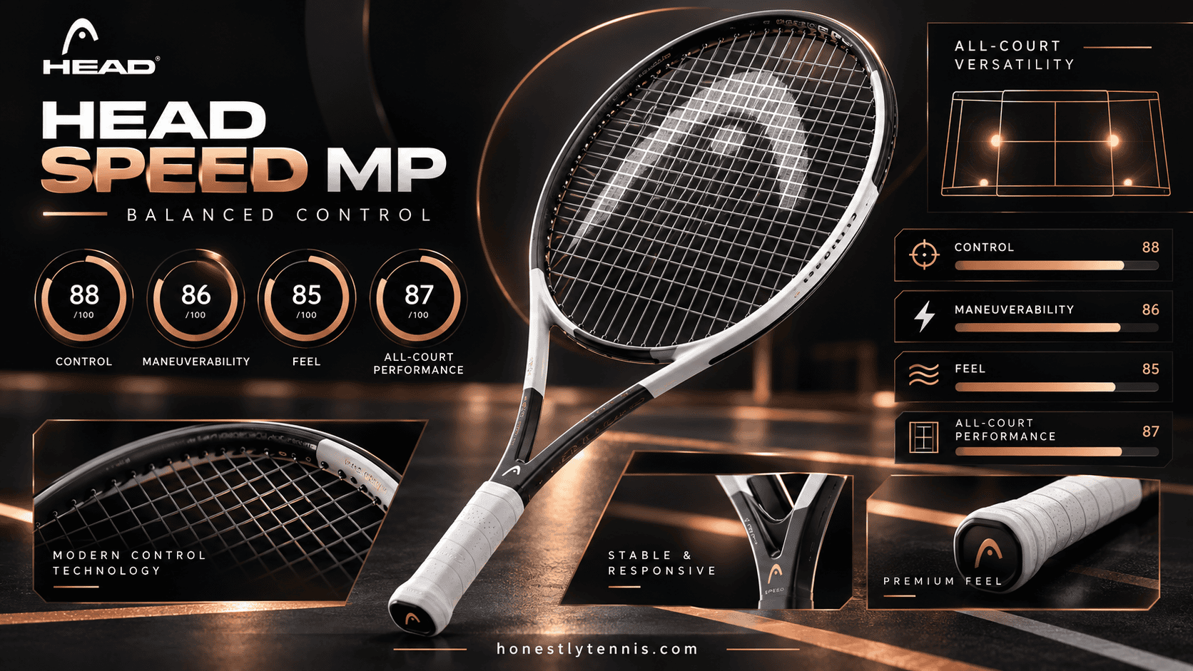 Babolat Pure Drive tennis racket on court - best for raw power for intermediate players