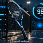 Babolat Pure Drive tennis racket on court - deep dive review