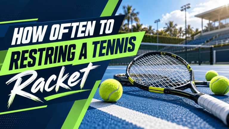 How often to restring tennis racket guide banner