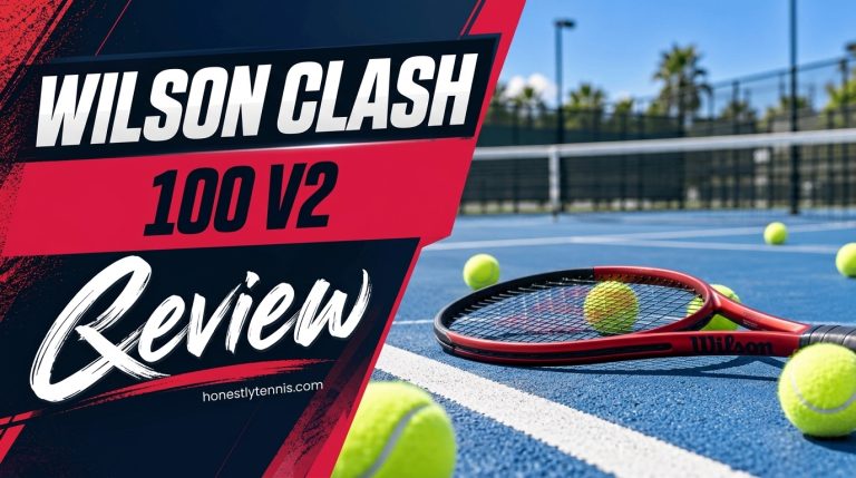 Wilson Clash 100 v2 review tennis racket tested on court
