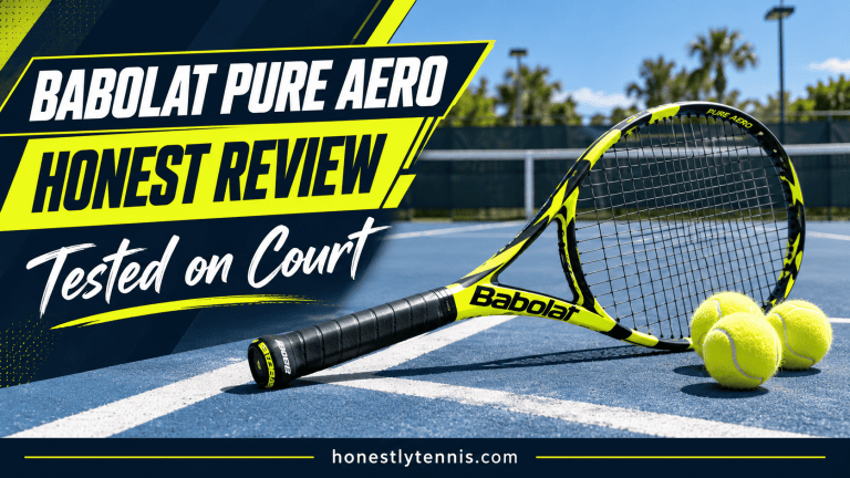 Babolat pure aero review for club players on hard court