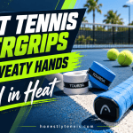 best tennis overgrips for sweaty hands tested on hard court in summer heat