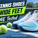 best tennis shoes for wide feet tested on hard court